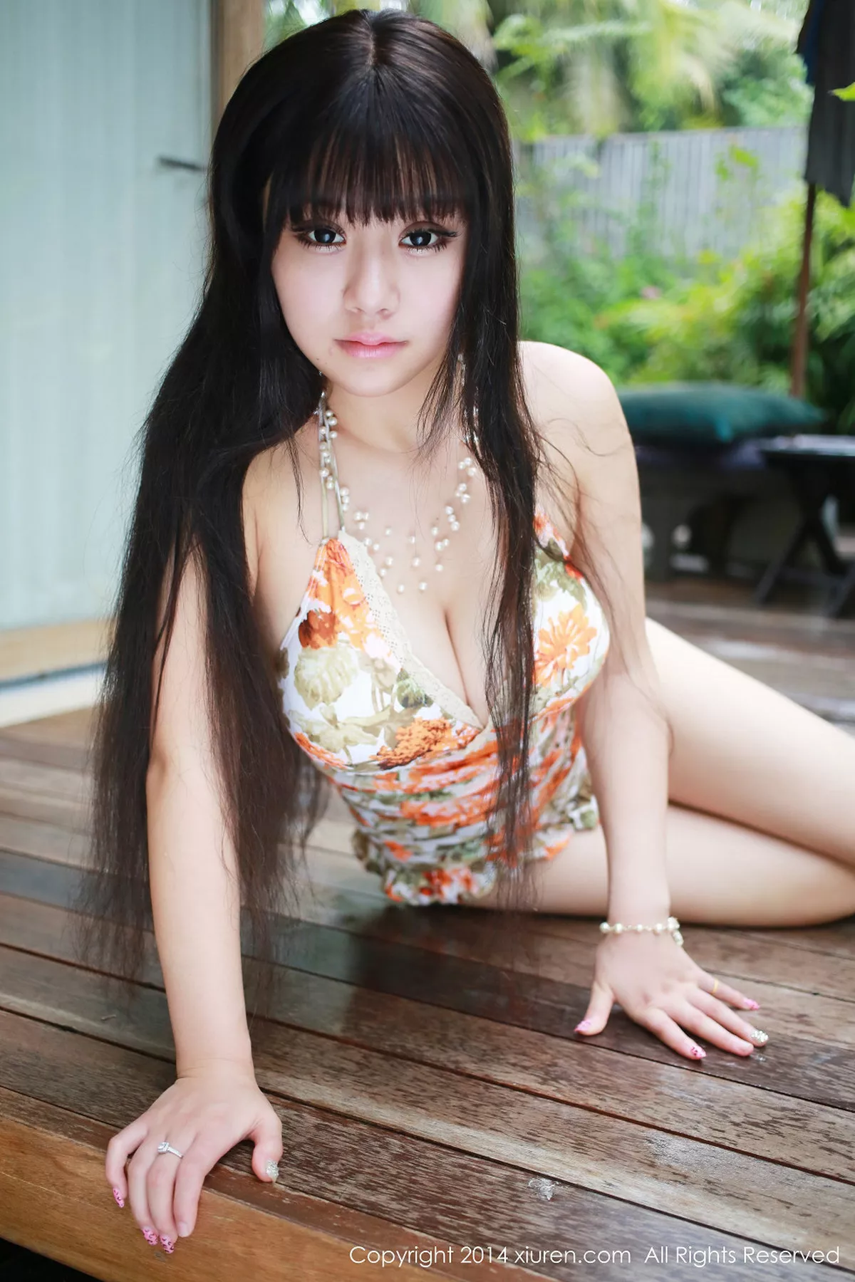 秀人集.com_[XiuRen秀人网]No.203_萌妹子Barbie可儿泰国旅拍丰满美胸性感迷人写真56P
