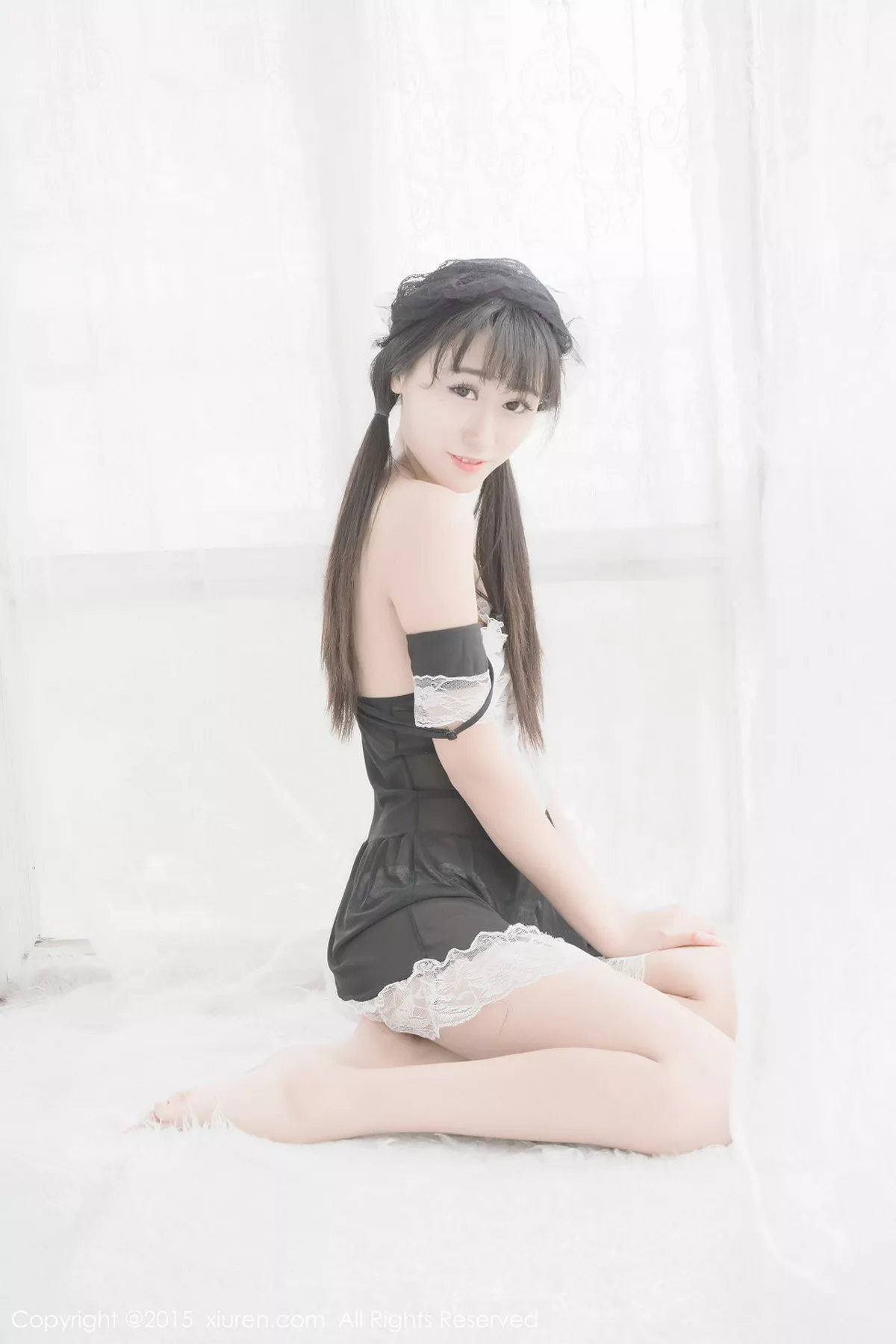 秀人集.com_[XiuRen秀人网]No.319_秀发美女素素subaby居家私房透明黑纱情趣内衣诱惑写真50P