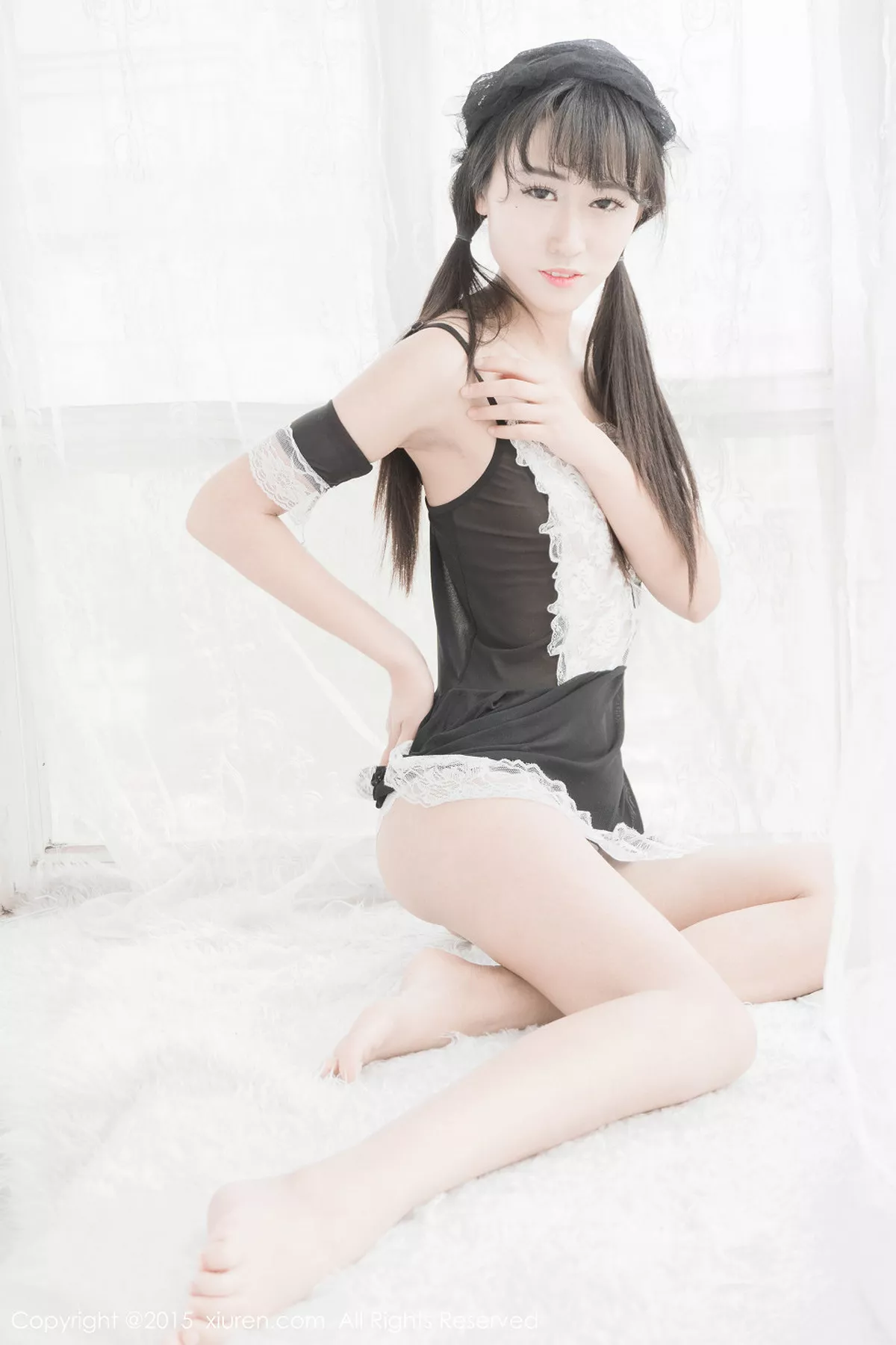 秀人集.com_[XiuRen秀人网]No.319_秀发美女素素subaby居家私房透明黑纱情趣内衣诱惑写真50P