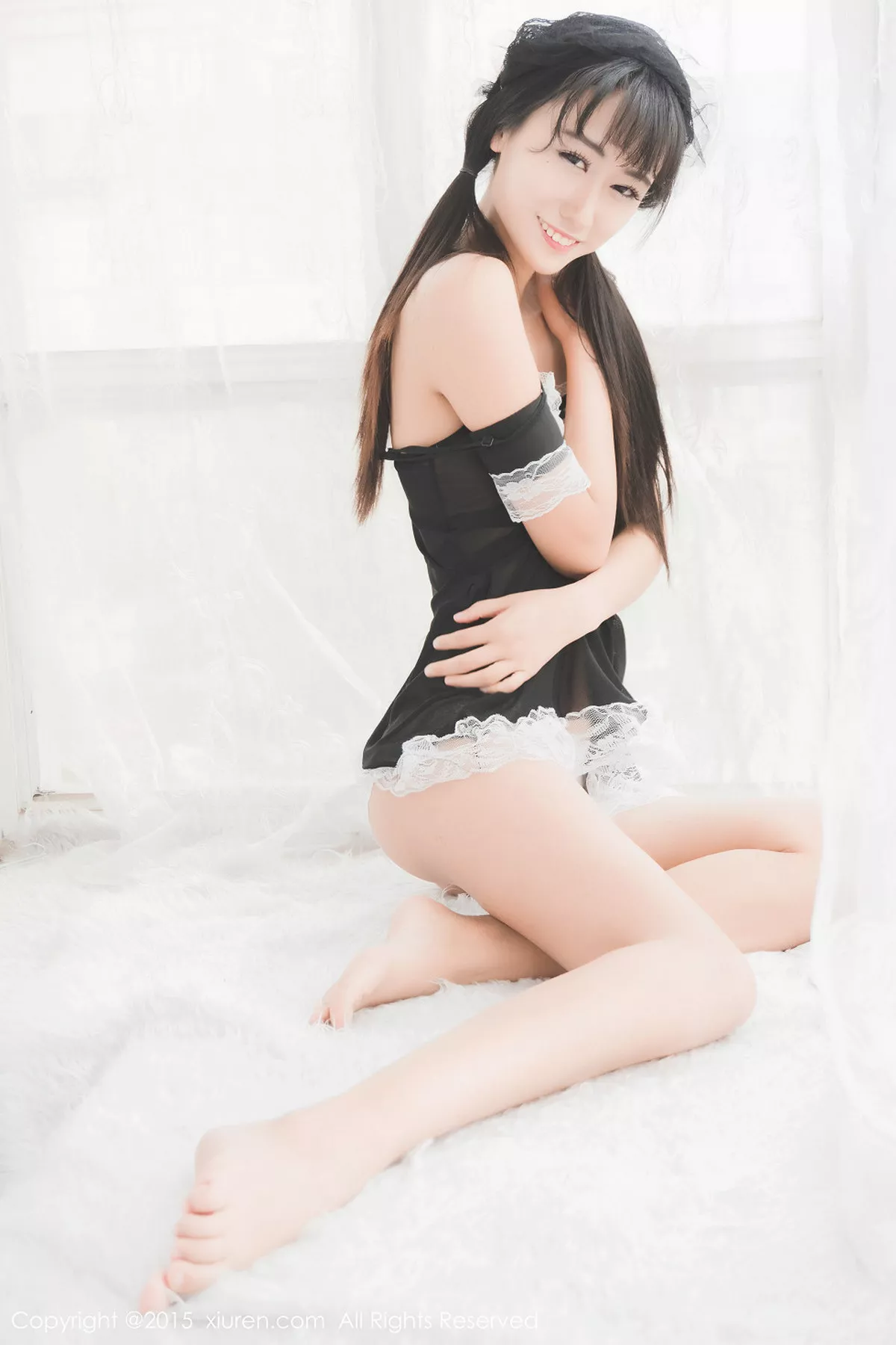 秀人集.com_[XiuRen秀人网]No.319_秀发美女素素subaby居家私房透明黑纱情趣内衣诱惑写真50P