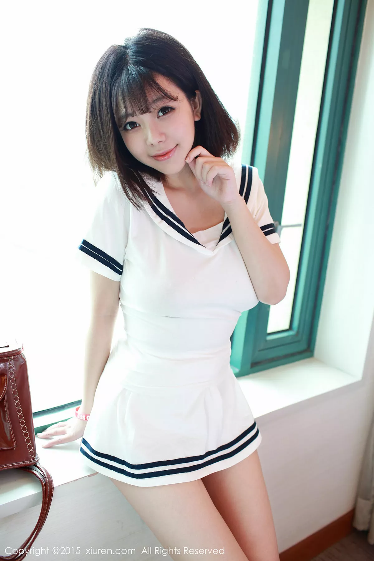 秀人集.com_[XiuRen秀人网]No.390_巨乳嫩模刘飞儿Faye宿务旅拍脱海军制服秀美乳诱惑写真38P
