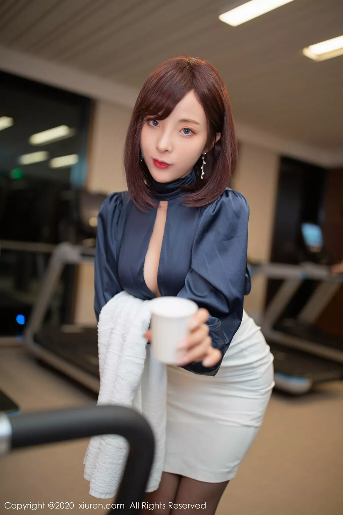 秀人集.com_[XiuRen秀人网]No.2452_嫩模陈小喵私教销售主题半脱露性感内衣配开档黑丝裤袜诱惑写真80P
