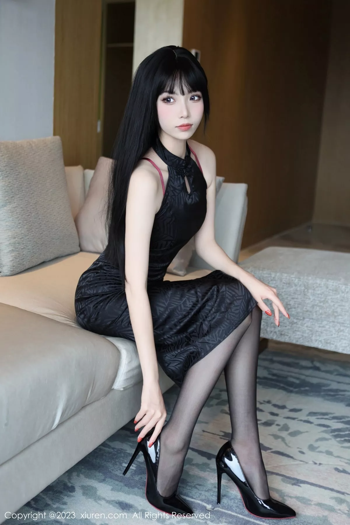 图片[2]-[XiuRen秀人网]第6666期江七七写真-秀人集