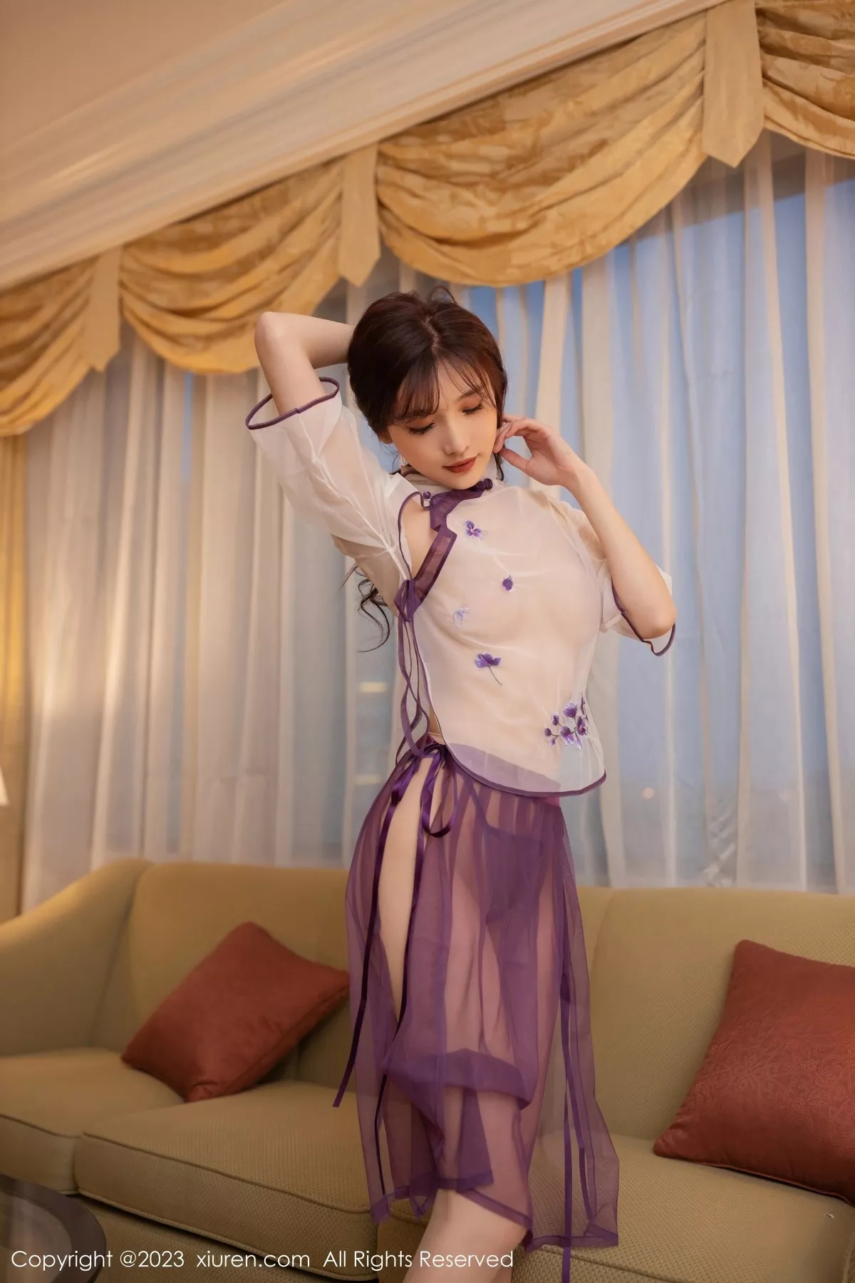 图片[8]-[XiuRen秀人网]第6608期陆萱萱写真-秀人集